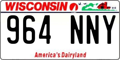 WI license plate 964NNY