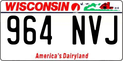 WI license plate 964NVJ
