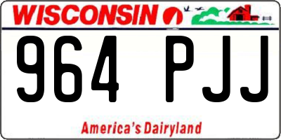 WI license plate 964PJJ