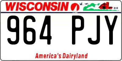 WI license plate 964PJY