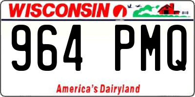WI license plate 964PMQ