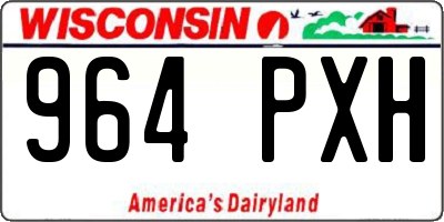 WI license plate 964PXH