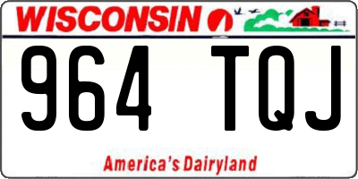 WI license plate 964TQJ