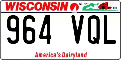 WI license plate 964VQL