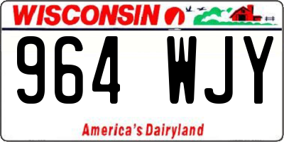 WI license plate 964WJY