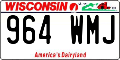 WI license plate 964WMJ
