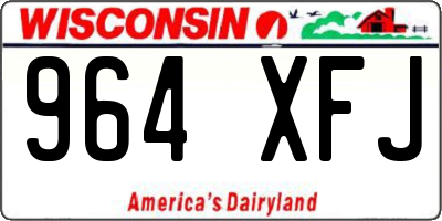 WI license plate 964XFJ
