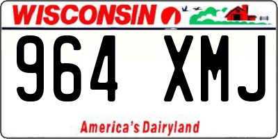 WI license plate 964XMJ