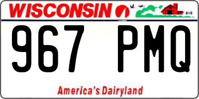 WI license plate 967PMQ