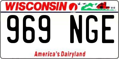 WI license plate 969NGE
