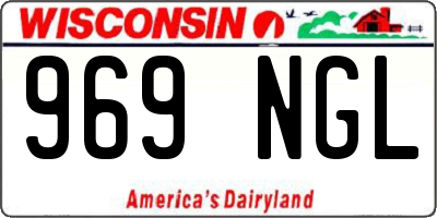 WI license plate 969NGL