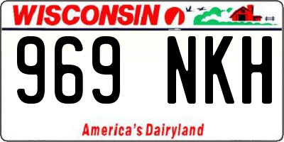 WI license plate 969NKH