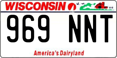 WI license plate 969NNT
