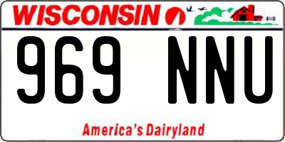 WI license plate 969NNU