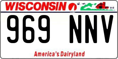 WI license plate 969NNV