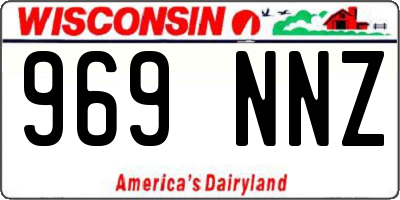 WI license plate 969NNZ