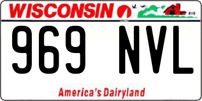 WI license plate 969NVL