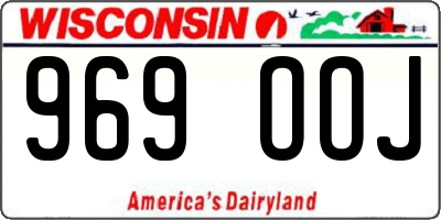 WI license plate 969OOJ