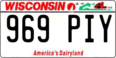 WI license plate 969PIY