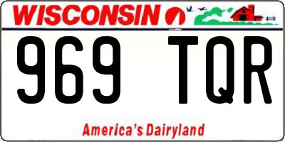 WI license plate 969TQR