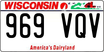 WI license plate 969VQV
