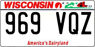 WI license plate 969VQZ