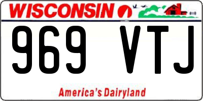 WI license plate 969VTJ