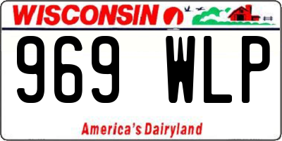 WI license plate 969WLP