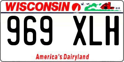 WI license plate 969XLH