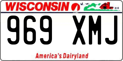 WI license plate 969XMJ