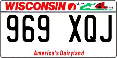 WI license plate 969XQJ