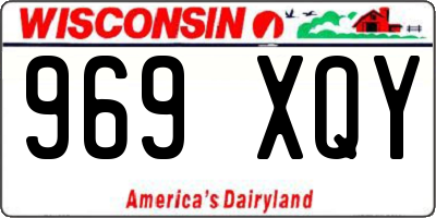 WI license plate 969XQY