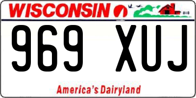 WI license plate 969XUJ