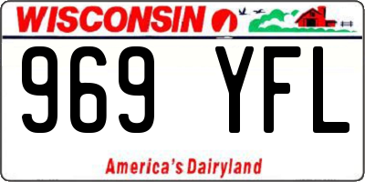 WI license plate 969YFL