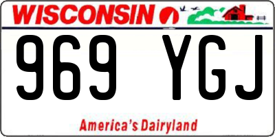 WI license plate 969YGJ