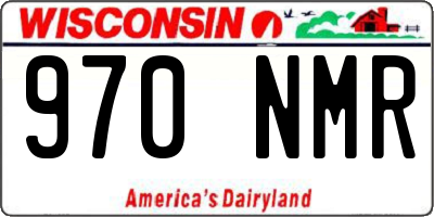 WI license plate 970NMR