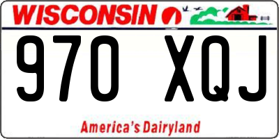 WI license plate 970XQJ