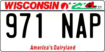 WI license plate 971NAP