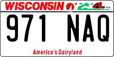 WI license plate 971NAQ