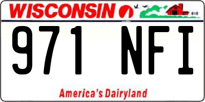 WI license plate 971NFI