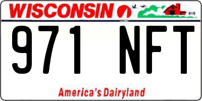 WI license plate 971NFT
