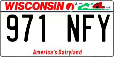 WI license plate 971NFY