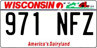 WI license plate 971NFZ