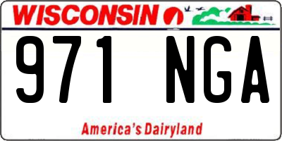 WI license plate 971NGA