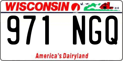 WI license plate 971NGQ