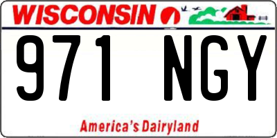 WI license plate 971NGY