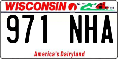 WI license plate 971NHA
