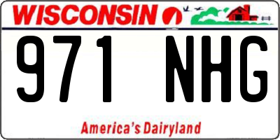 WI license plate 971NHG