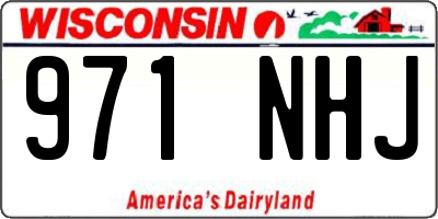 WI license plate 971NHJ