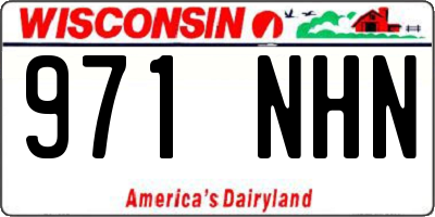 WI license plate 971NHN